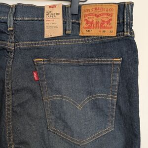 NWT Levi's Men's 541 Athletic Taper - Stretch Jeans Sz 38x32